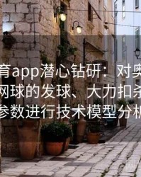 安博体育app潜心钻研：对奥运会羽毛球、网球的发球、大力扣杀等多维参数进行技术模型分析