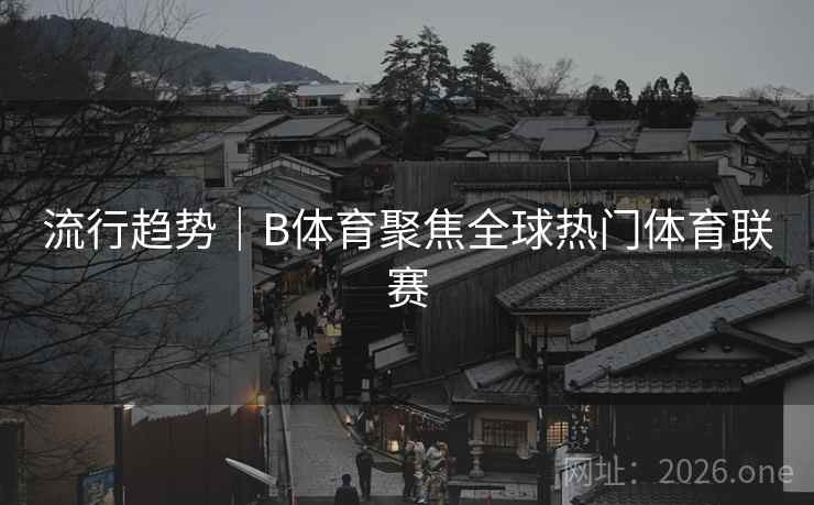流行趋势｜B体育聚焦全球热门体育联赛