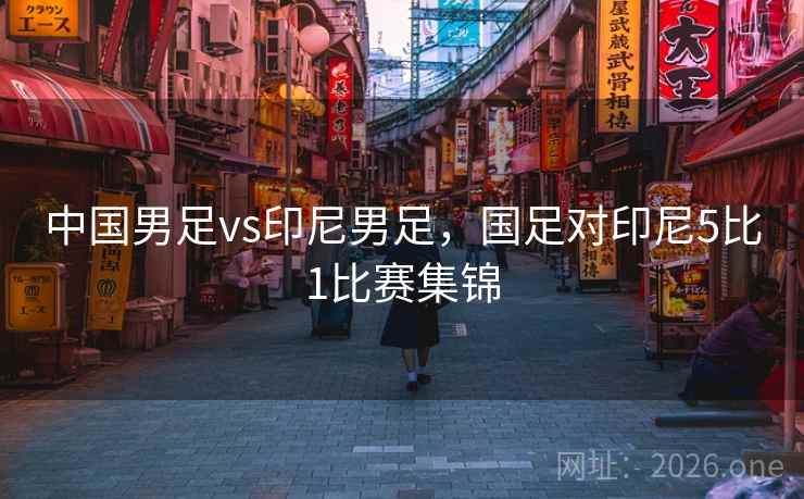 中国男足vs印尼男足，国足对印尼5比1比赛集锦