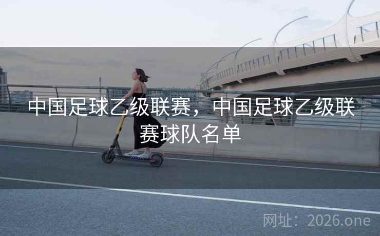 中国足球乙级联赛,中国足球乙级联赛球队名单 中国足球乙级联赛,中国足球乙级联赛球队名单