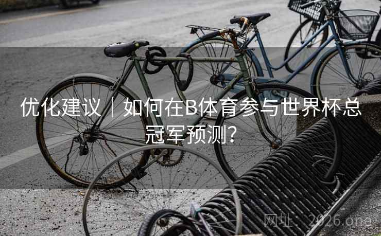 优化建议｜如何在B体育参与世界杯总冠军预测？